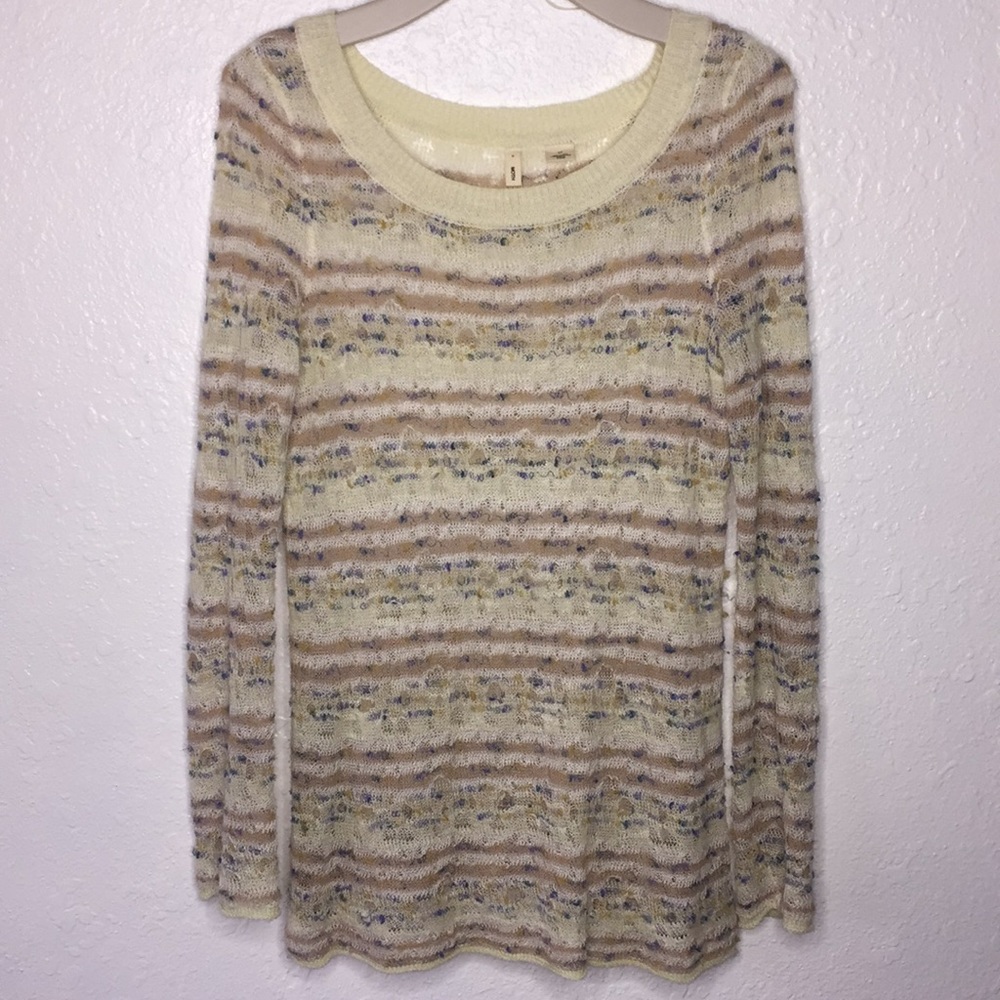 Anthropologie Sheer Sweater